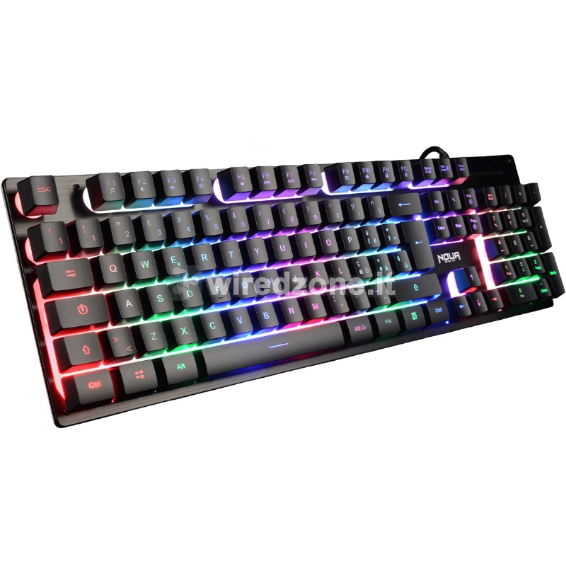 Noua Shield RGB Membranical Keyboard - QWERTY Italian - 1