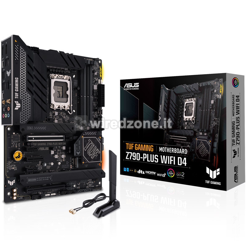 ASUS TUF Gaming Z790-Plus WiFi D4, Intel Z790 Mainboard - Socket 1700 - 1