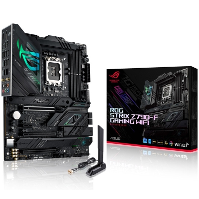 ASUS ROG Z790-F Gaming WiFi DDR5, PCIe Gen5, Intel Z790 Mainboard - Socket 1700 - 1