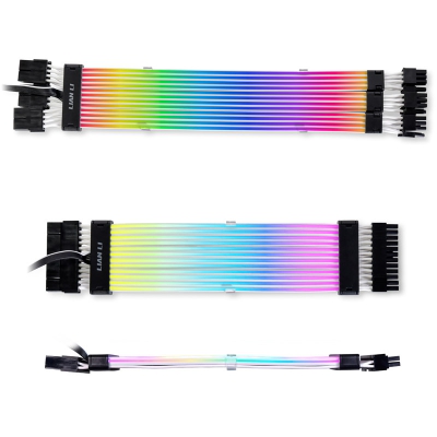 Lian Li Strimer Plus V2 RGB Mainboard Cable + RGB Triple 8-Pin VGA Cable - 2