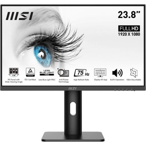 MSI PRO MP243P, (23.8), 75Hz, FHD, IPS - DP, HDMI - 1