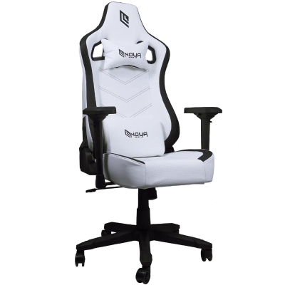 Noua Lou L7 Gaming Chair - Black / White - 2