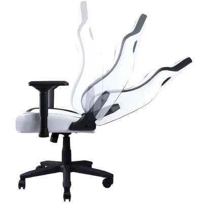 Noua Lou L7 Gaming Chair - Black / White - 6