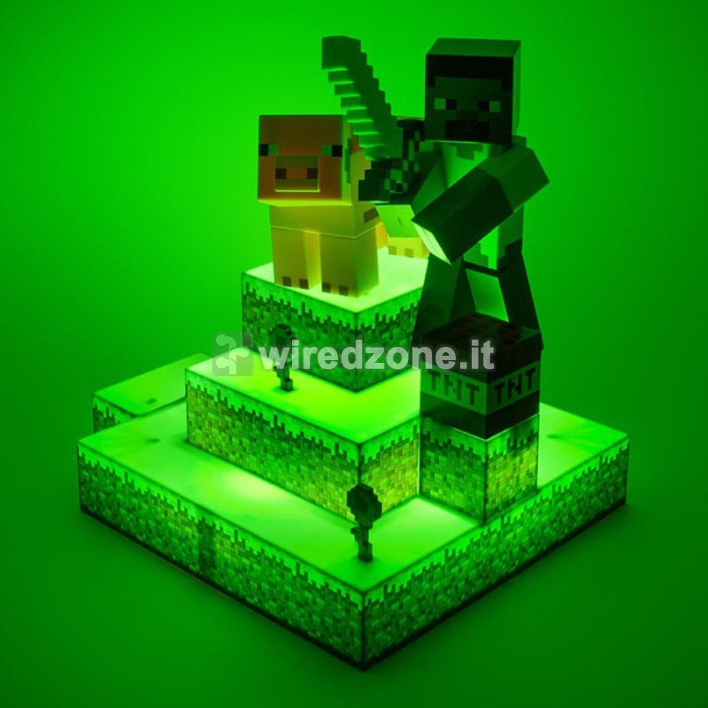 Paladone Minecraft Steve Diorama Light