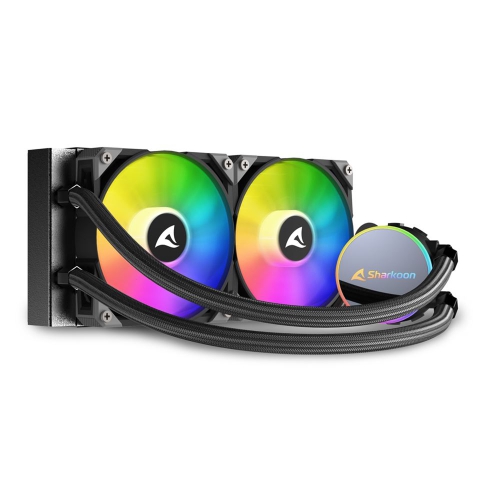 Sharkoon S70 ARGB AIO CPU Liquid Cooling - 240mm - 1