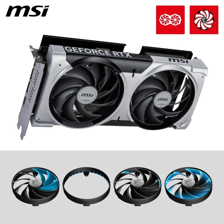 MSI GeForce RTX 5070, Ventus 2X OC, 12GB GDDR7