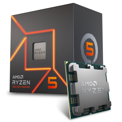 AMD Ryzen 5 7600 3,8 GHz (Raphael) AM5 + AMD Wraith Stealth - Boxed - 1