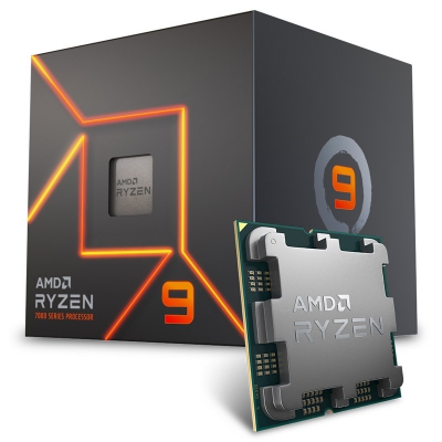 AMD Ryzen 9 7900 5,4 GHz (Raphael) AM5 + AMD Wraith Prism - Boxed - 1