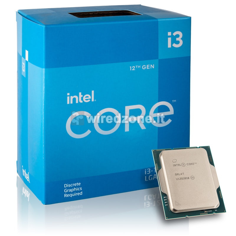 Intel Core i3-12100F 3,30 GHz (Alder Lake-S) Socket 1700 + CPU Cooler - Boxed - 1