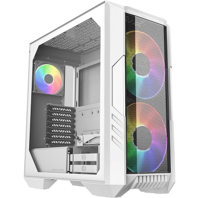 Cooler Master HAF 500 Mid-Tower Side-Glass - White - 1