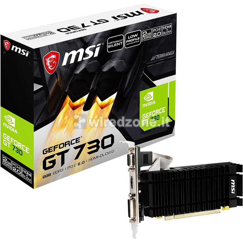 MSI GeForce GT 730 LP 2GB GDDR3 - 1
