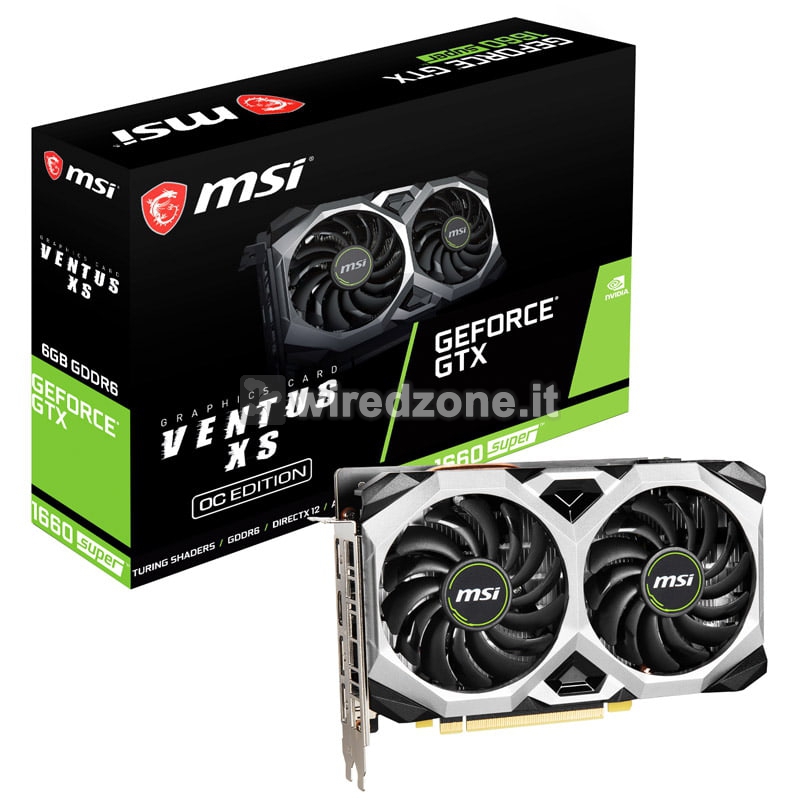 MSI GeForce GTX 1660 Super Ventus XS OC 6GB GDDR6 - 1