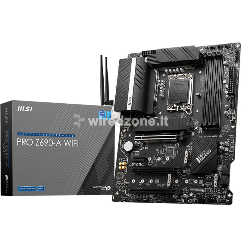 MSI PRO Z690-A WiFi DDR5, Intel Z690 Mainboard LGA 1700 - 1