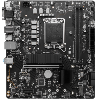 MSI Pro B760M-G DDR4, Intel B760 Mainboard LGA 1700 - 3