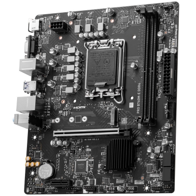 MSI Pro B760M-E DDR4, Intel B760 Mainboard LGA 1700 - 6