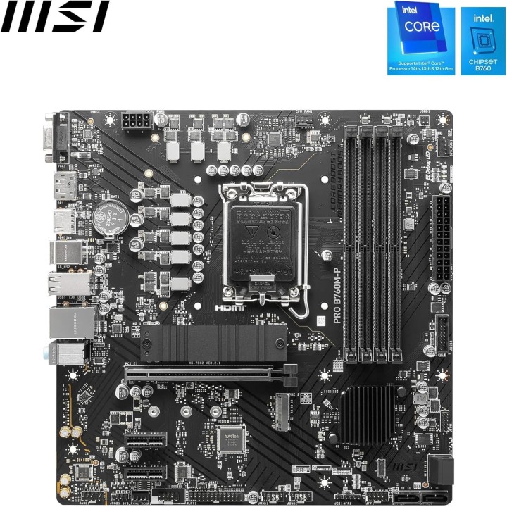 MSI Pro B760M-P DDR5, LGA 1700