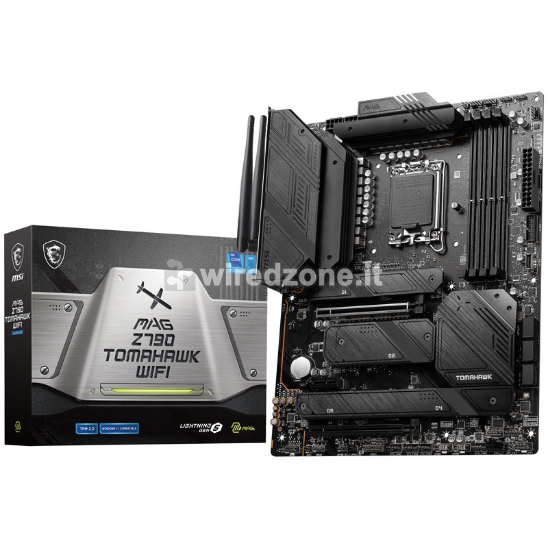 MSI MAG Z790 Tomahawk WiFi DDR5, Intel Z790 Mainboard LGA 1700 - 1