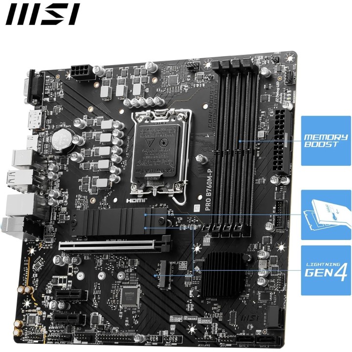 MSI Pro B760M-P DDR5, LGA 1700