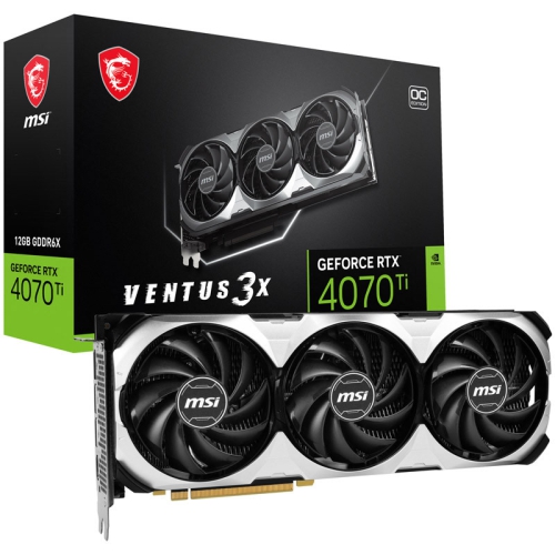 MSI GeForce RTX 4070 Ti Ventus 3X OC 12GB GDDR6X - 1