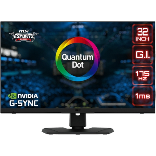 MSI Optix MPG321QRF-QD, 81,3 cm (32"), 175Hz, QHD, IPS - DP, HDMI - 1