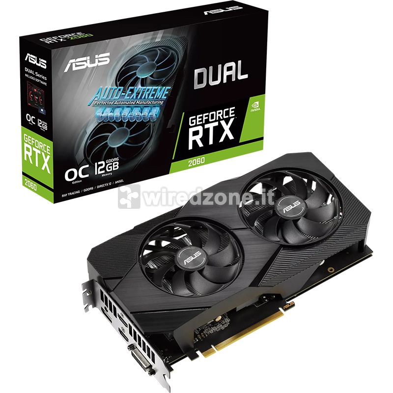 ASUS GeForce RTX 2060 DUAL EVO 12GB GDDR6 - 1