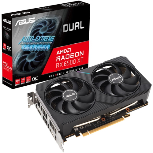 ASUS Radeon RX 6500 XT DUAL OC 4GB GDDR6 - 1