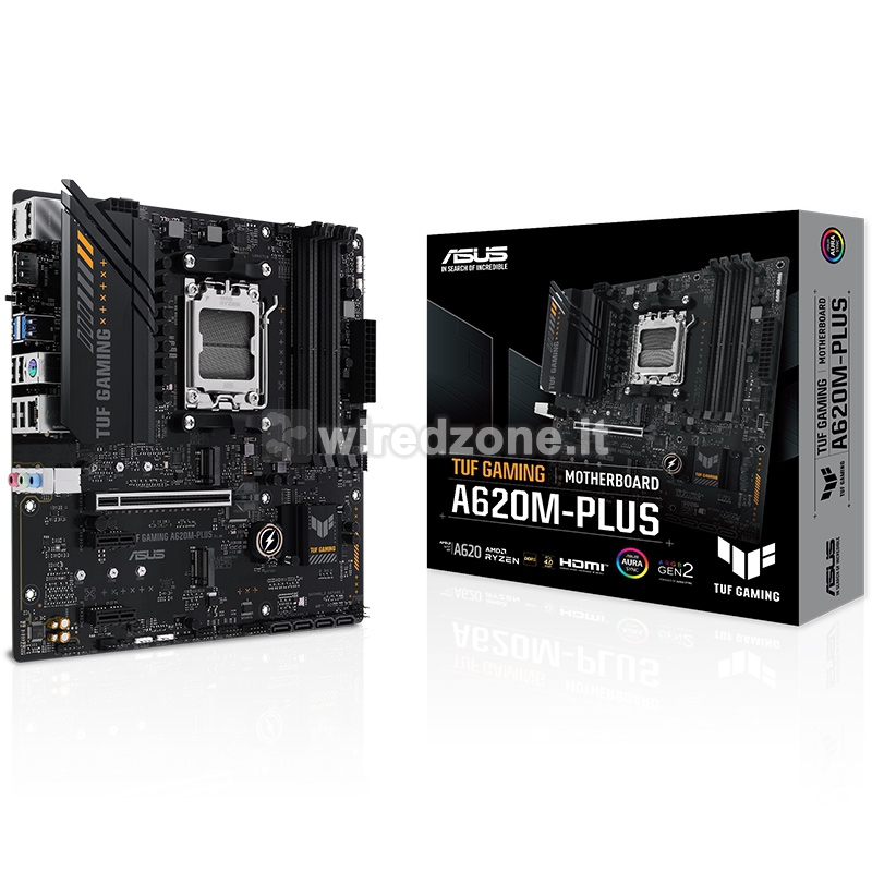 ASUS TUF Gaming A620M-PLUS, AMD A620 Mainboard AM5 - 1