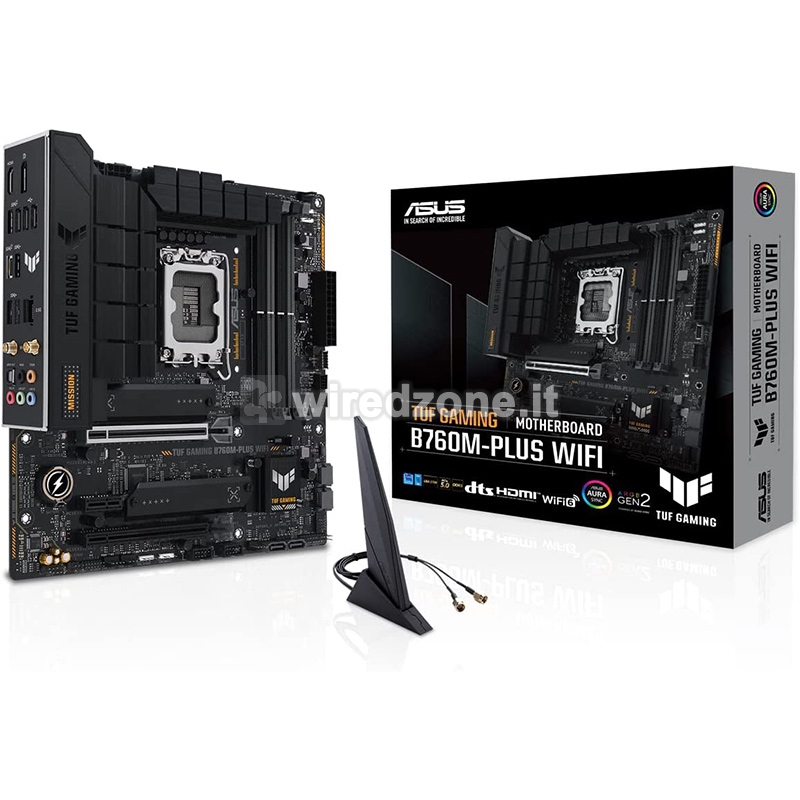 ASUS TUF Gaming B760M-Plus WiFi DDR5, Intel B760 Mainboard LGA1700 - 1