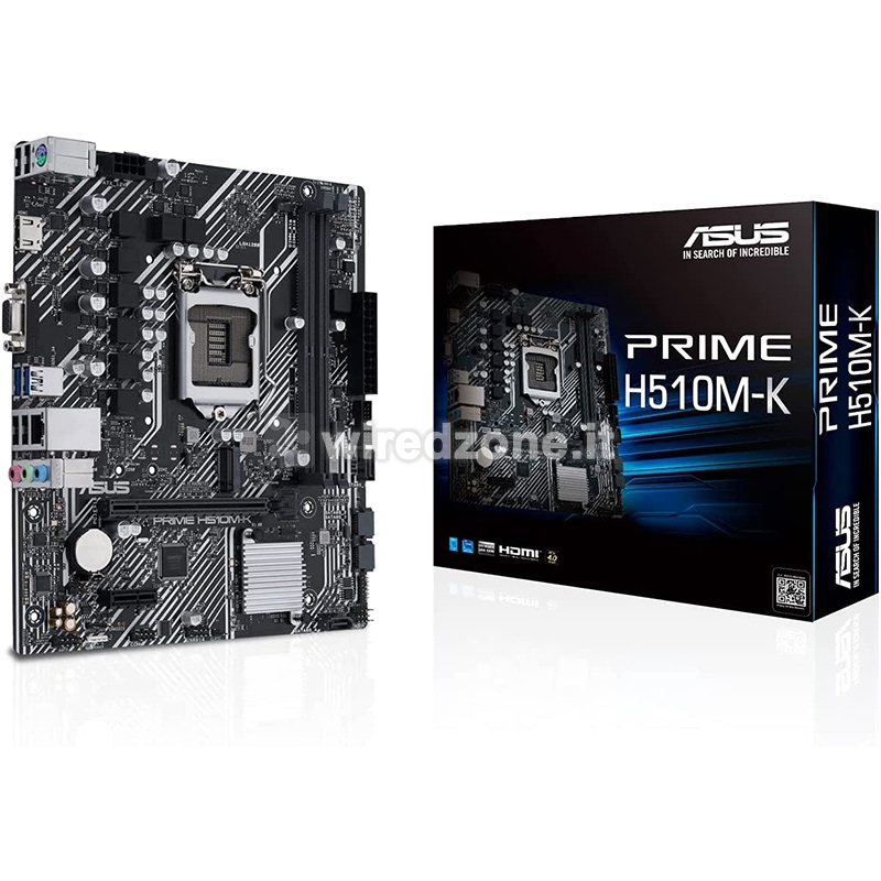 ASUS Prime H510M-K DDR4, Intel H510 Mainboard LGA1200 - 1