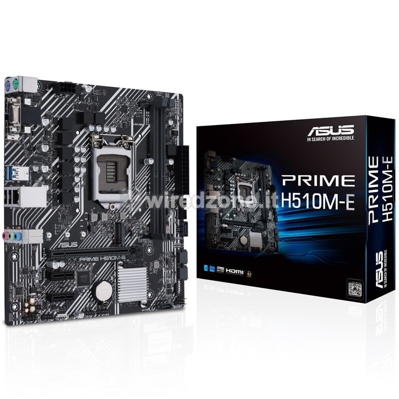 ASUS Prime H510M-E, Intel H510 Mainboard LGA1200 - 1