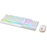 MSI Vigor GK30 Mechanical Gaming Keyboard + Clutch GM11 Mouse, Bundle - White - 3