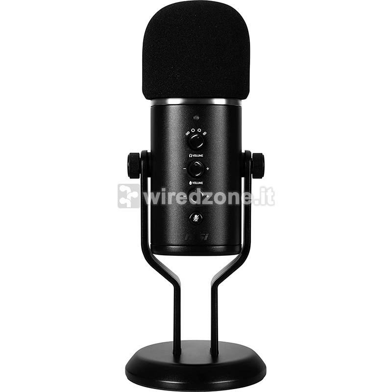 MSI Immerse GV60 Streaming USB Microphone - Black - 1