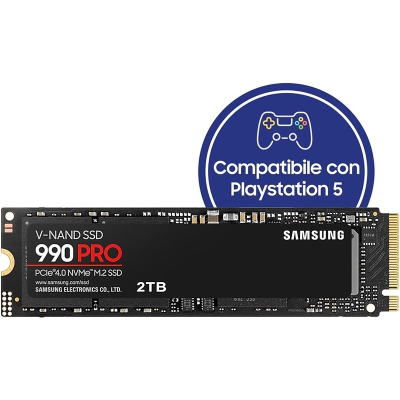 Samsung 990 PRO PCIe Gen4x4 NVMe M.2 2280 SSD - 2TB - 3