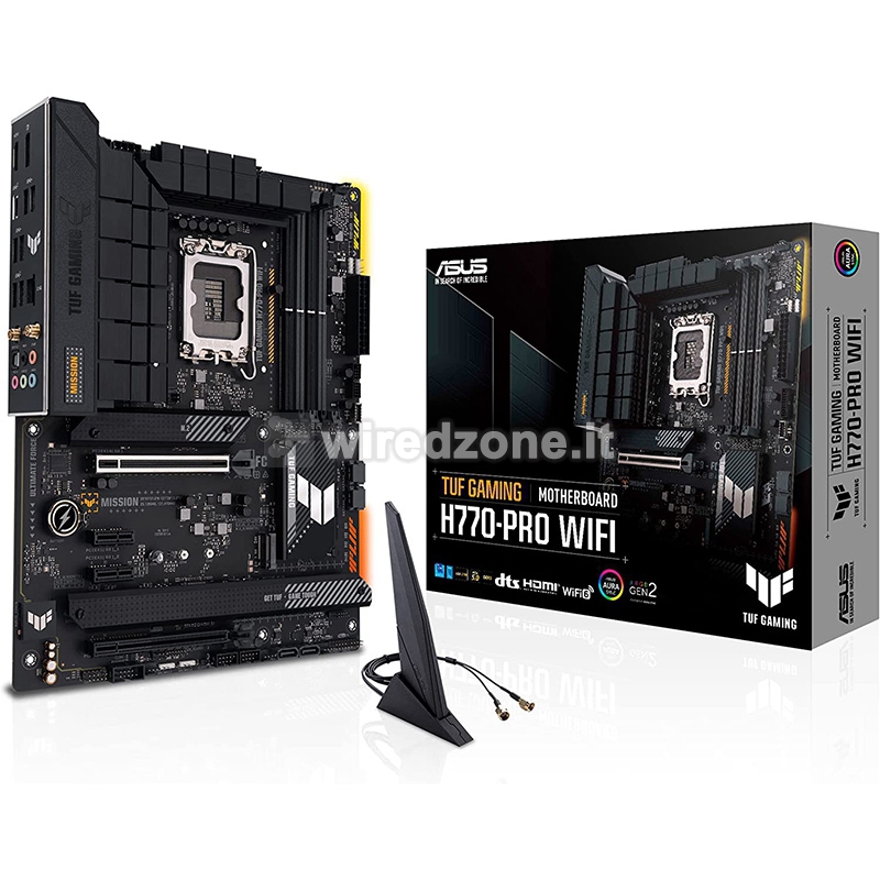 ASUS TUF Gaming H770-Pro WiFi, Intel H770 Mainboard LGA1700 - 1