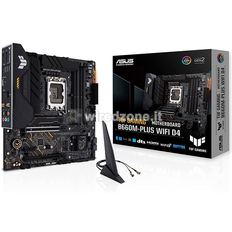 ASUS TUF Gaming B660M-Plus WiFi D4, Intel B660 Mainboard LGA1700 - 1
