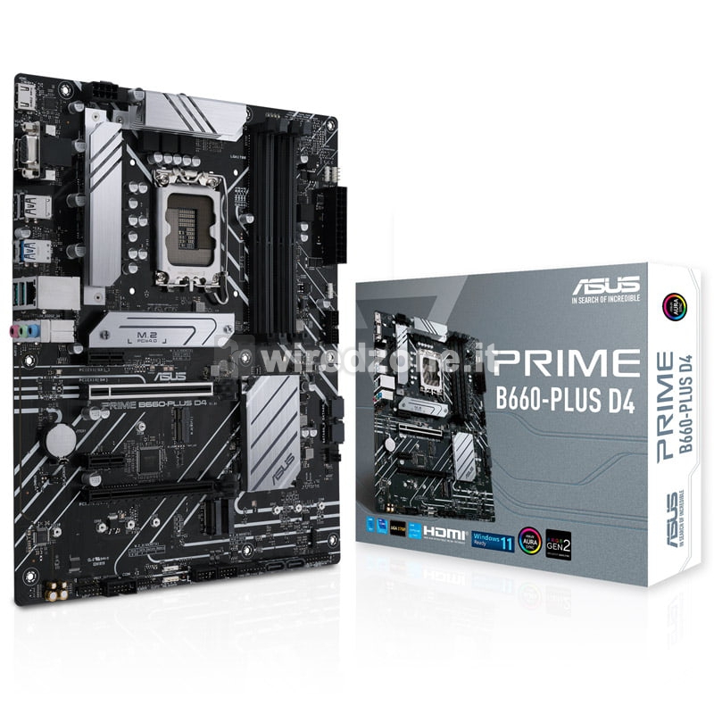 ASUS Prime B660-Plus D4, Intel B660 Mainboard LGA1700 - 1