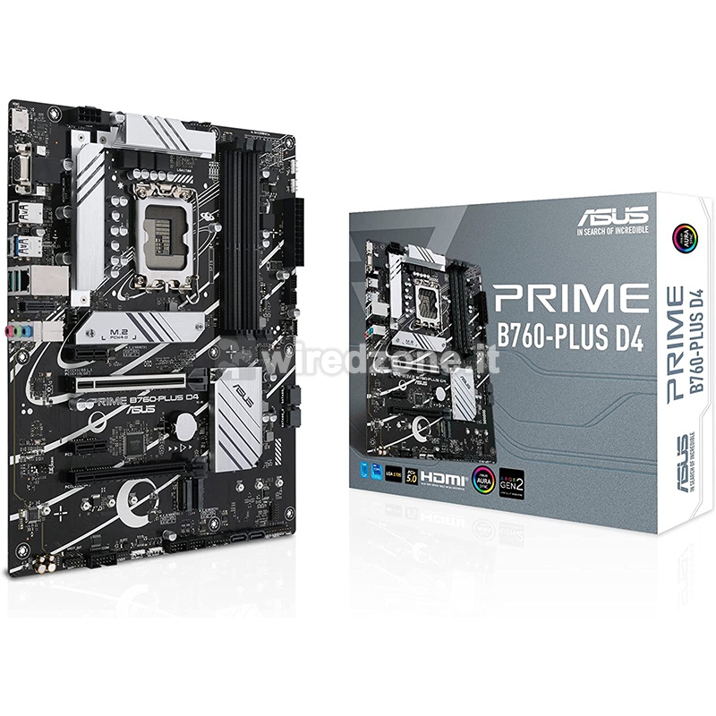 ASUS Prime B760-Plus D4, Intel B760 Mainboard LGA1700 - 1