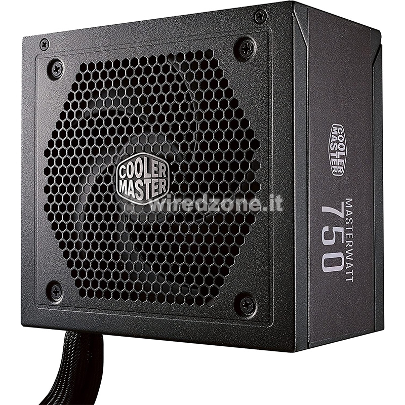Cooler Master MasterWatt 750, Power Supply, 80 PLUS Bronze - 750 Watt - 1
