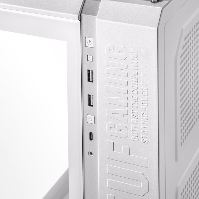ASUS TUF Gaming GT502 Mid-Tower Side-Glass - White - 9