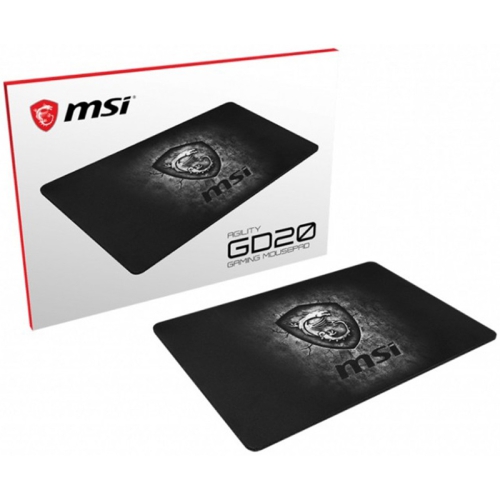 MSI Agility GD20 Gaming Mousepad - Black - 1