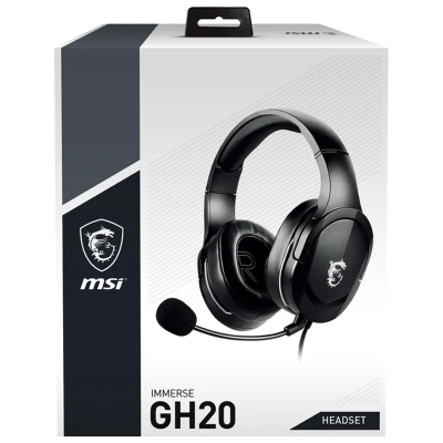 MSI Immerse GH20 Headset Gaming - Black - 9