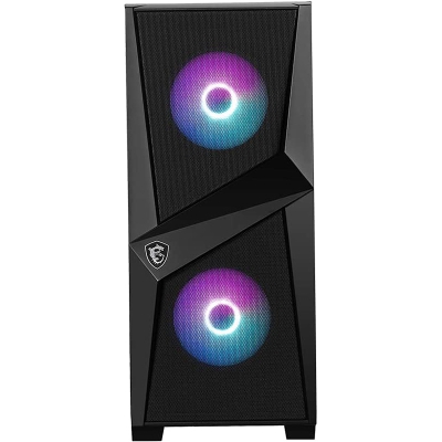 MSI MAG Forge 100R Mid-Tower Side-Glass - Black - 4