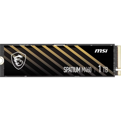 MSI Spatium M460, PCIe Gen4x4, NVMe, M.2 2280 - 1TB - 1