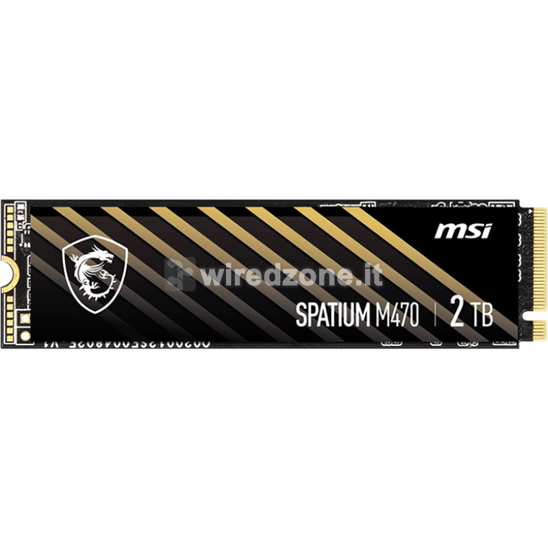 MSI Spatium M470, PCIe Gen4x4, NVMe, M.2 2280 - 2TB - 1