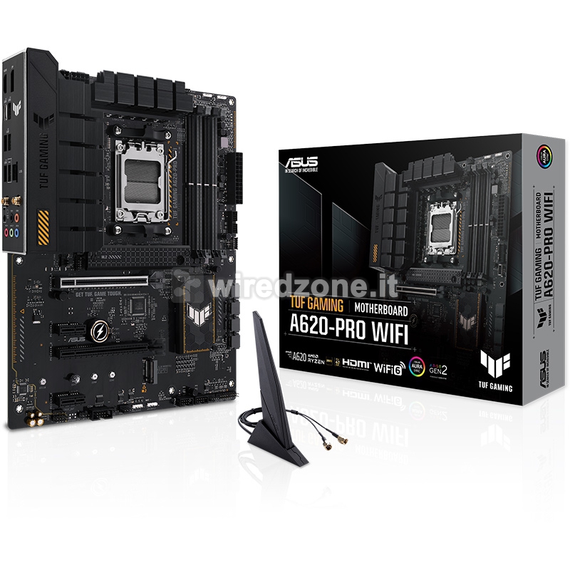 ASUS TUF Gaming A620-Pro WiFi, AMD A620 Mainboard AM5 - 1