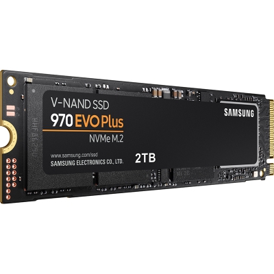 Samsung 970 EVO Plus, PCIe Gen3x4, NVMe, M.2 2280 - 2TB - 1