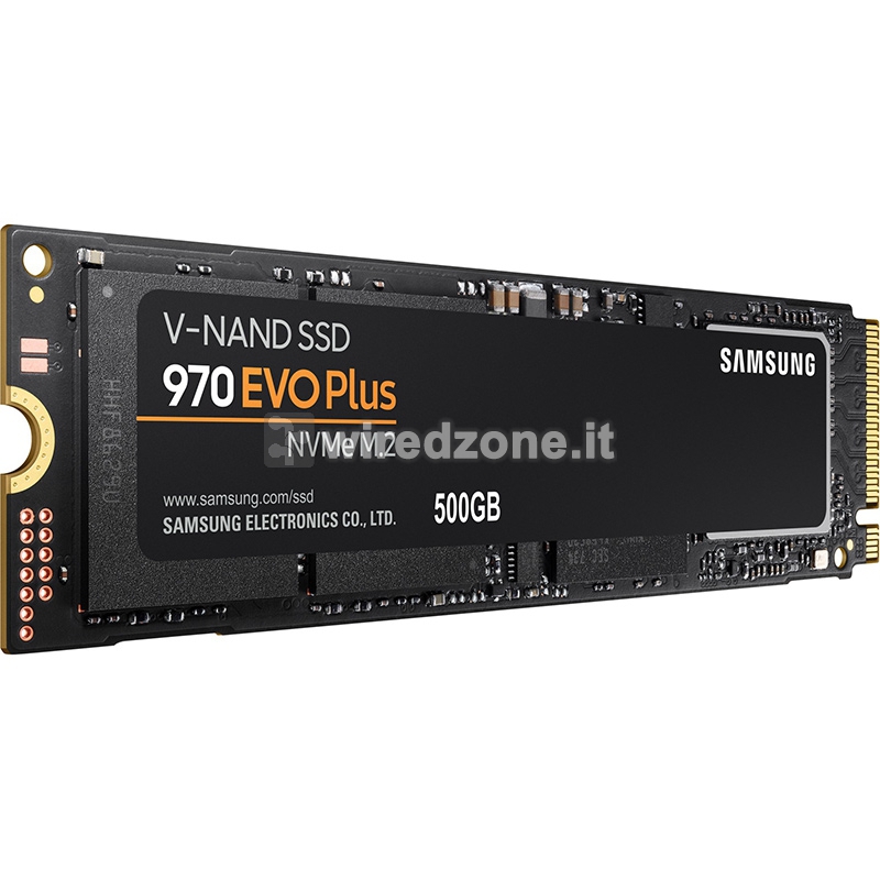 Samsung 970 EVO Plus, PCIe Gen3x4, NVMe, M.2 2280 - 500GB - 1