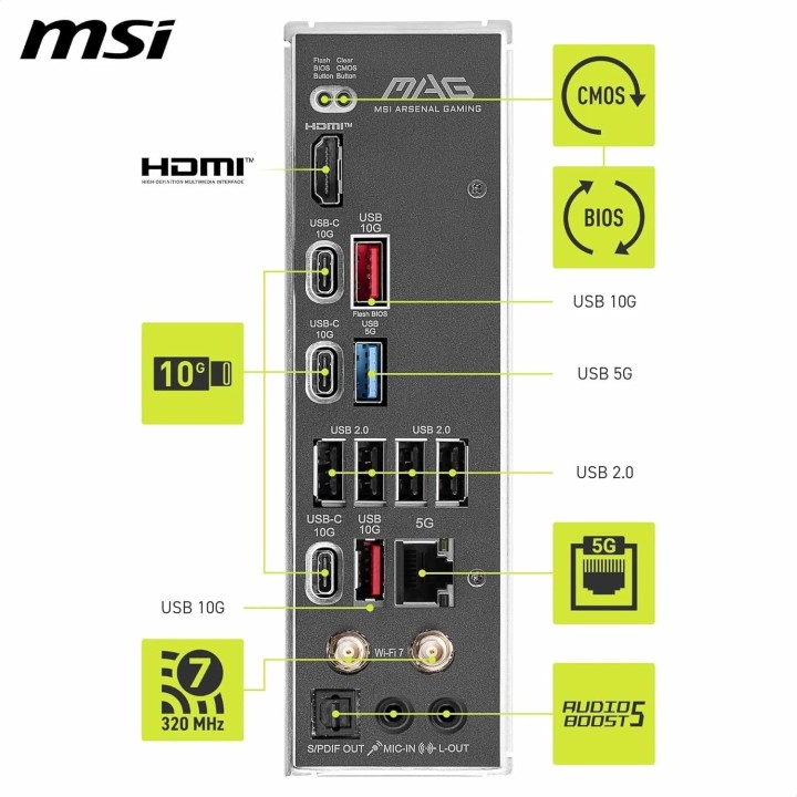 MSI MAG B850 Tomahawk Max WiFi, AM5