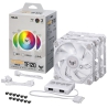 ASUS TUF Gaming TF120 ARGB, White Fans 3x Pack + RGB-Controller - 120mm - 7
