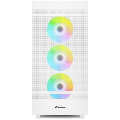 Sharkoon Rebel C50 RGB Mid-Tower Side-Glass - White - 2